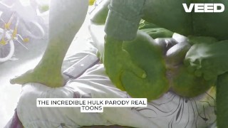 PARODY COSPLAY THE INCREDIBLE HULK HUGE COCK BIGGEST THICK DICK FUCKING SHEHULK