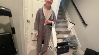 plumber handyman get pa.d by deep throat cumshot FULL ON OF 1