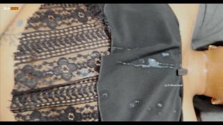 Big Cumshot! Amateur Girl Covered in Cum