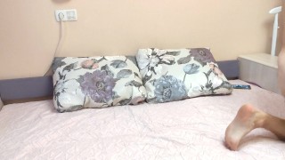 Wife in erotic bodysuit takes big cock