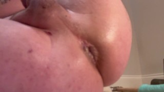 Big Black Butt Plug in my Ass