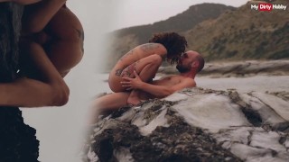 German amateur couple enjoy sensual fuck outdoors at the beach - MyDirtyHobby German amateur sex