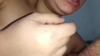 first blowjob of the day, just to warm up the dick and mouth,asmr licking🍌💦😋🤤✅️