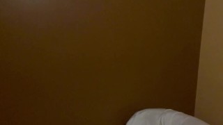 Latino hunk in see through leather underwear