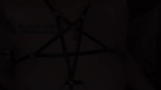 Busty Stoner Chick Smoking in Fishnets & Harness - Full Vid On OF