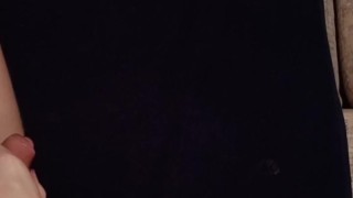 Teen fucks his ass with a dildo and gets anal prostate convulsive orgasm with shaking body and legs