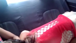 I ask my girlfriend to fuck me in my car