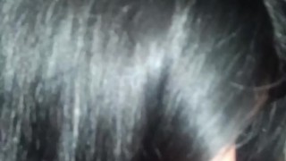 PRIMER PLANO: Mamada lenta y sensual con labios grandes