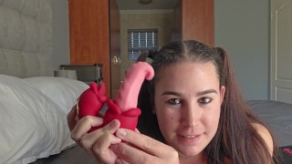 BBW unboxes & plays with JodiVibe Medusa Dual-Tongue clit and g-spot vibrator