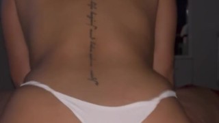 CREAMPIE - follando con mi compañero de trabajo y me dejó toda su leche dentro de mi coño