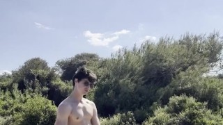 hot guys having fun outdoors