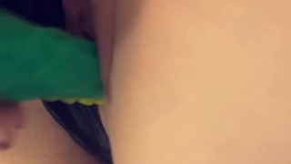 Watch how long my dildo is