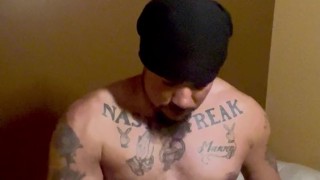 Hot Latino Prisoner Masturbating and Teasing Cock In Prison