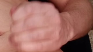 Just masturbation. Straight teenager quickly masturbates his big shaved cock. Lionheart