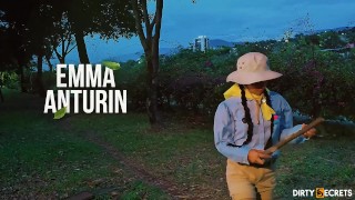 LIL TIMY IS EXPLORING MY VAGINA WHEN WE'RE CAMPING