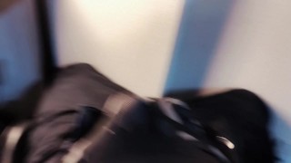 精液貫通オナニー♡下着越しにちんちんなでなでしてたら気持ちよくなちゃって.....♡