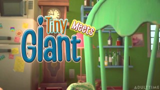 3DGSPOT - Tiny Trans Fucks With Giant Busty Trans! PORTUGUESE SUBTITLES! UNCENSORED SEX!