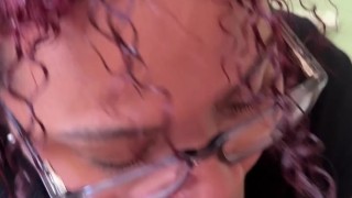 He sucks it well and swallows every last drop of cum