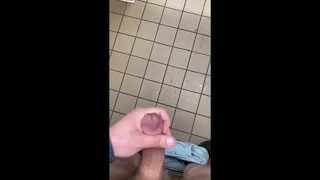Public Bathroom Cumshots Compilation