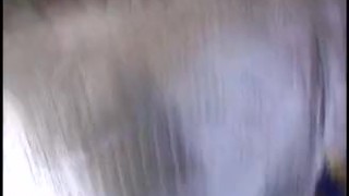 Blonde babe gets her pierced pussy fucked by two guys after spoiling her with toys