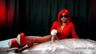 Tightly Wrapped and Ruined - Mummified Edging Femdom Handjob