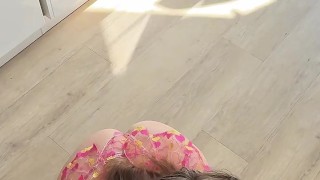 I was so horny ! So he fucked me in the kitchen !