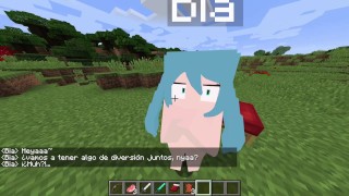 Gooning on Hatsune Miku Jenny's Mod (FapCraft)