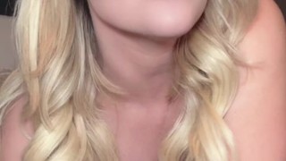 Don't Keep Hot Blonde MILF Perfect Little Mouth Waiting