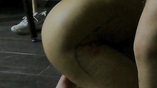 She sucks me off and then I cum in her ass