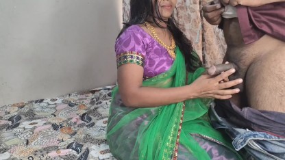 My mom's hot friend came home, my mom asked me to treat her well