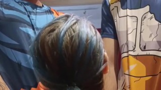 NENAMALA le saca la leche a GOKU/SLYXXofficial y VEGETA/PELACONBARBA. Video en mi canal