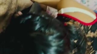 Cum loading big ass blowjob