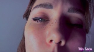 POV Taking Your Sweet Busty Step Daughter's Virginity and BREEDING Her Pussy - Ellie Skyes