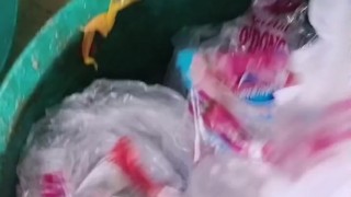 Mixed Media Arts from trash (Lava Art)