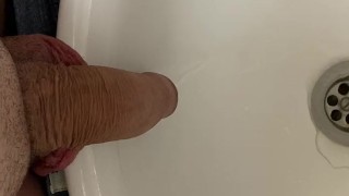Peed in the sink without hands