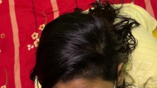 Desi Girl Gives Sloppy BJ – Wet & Wild Blowjob in Bed!