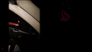 Red Cats' First Public Dogging In The Car With A Random - Cumshot Ending