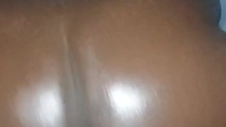 BIG SOFT CHOCOLATE CHEEKS GETS OILED UP BEFORE GORILLA P BEATS!!!!!!!!!!!!!