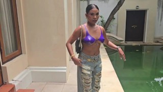 BODY PAINT - Ripped Denim and Magic Top