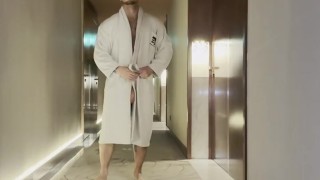 My BIG COCK🍆Walking For The Hotel, I Think A