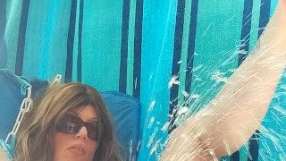 Sexiebabi Outdoors Multiple Squirts MILF