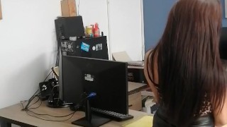 I have sex with my friend in her office.