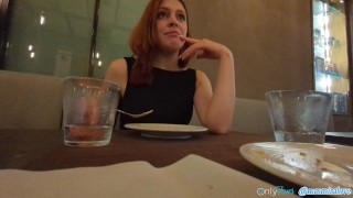 RISKY BATHROOM PUBLIC SEX, I fuck on a date with a guy i met online (DIA ITA)