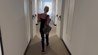 HOMEMADE ROMANTIC PORN - STEPSISTER HAS TWO QUICK ORGASMS IN THE HOTEL... CUM INSIDE ME!