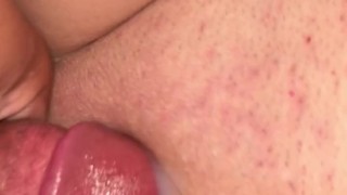 Cummed on her pussy