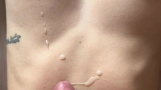 Cum on small tits compilation