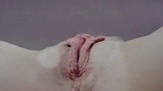 Gorgeous dripping Milf pussy close up orgasm