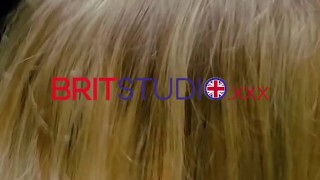 Hot British Nurse Drops Down To Her Knees At The Gloryhole