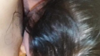 Milfs passionate blowjob