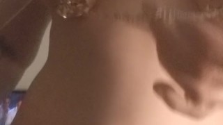 Breast bondage, clover clamps and pinwheel self play